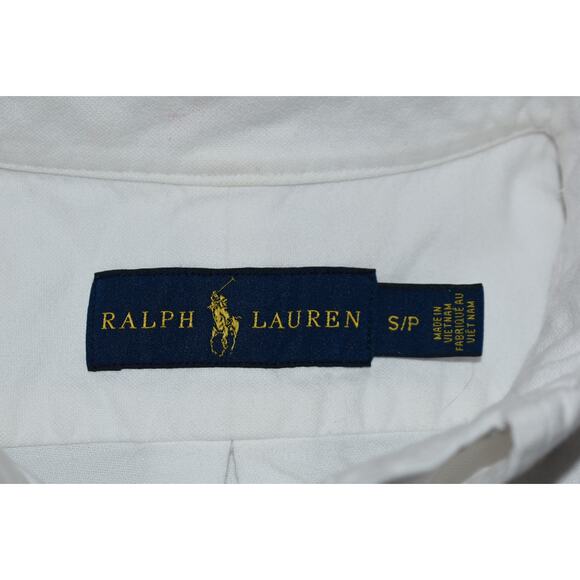 Polo Ralph Lauren Dress Shirt Men Size Small Classic Fit White Long Sleeve - Picture 3 of 6